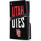 University of Utah Interlocking U PS5 Pro Disk Console Skin