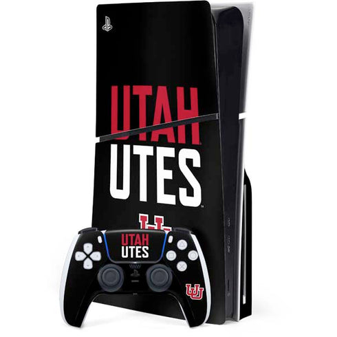 University of Utah Interlocking U PlayStation PS5 Skins