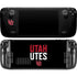 University of Utah Interlocking U Steam Deck Handheld Gaming Computer OLED Skin