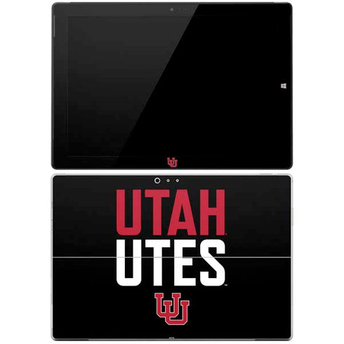 University of Utah Interlocking U Surface Pro 3 Skin