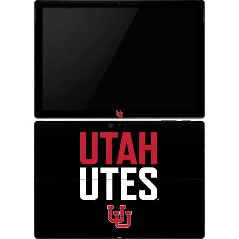 University of Utah Interlocking U Surface Pro 6 Skin