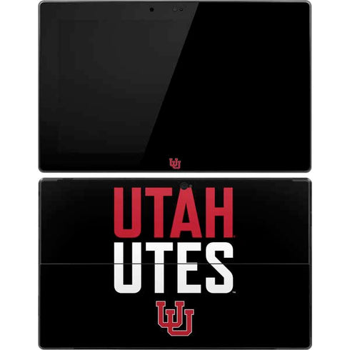 University of Utah Interlocking U Surface Pro Tablet Skin