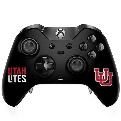 University of Utah Interlocking U Xbox One Elite Controller Skin