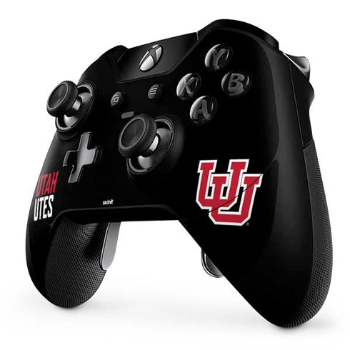 University of Utah Interlocking U Xbox One Elite Controller Skin
