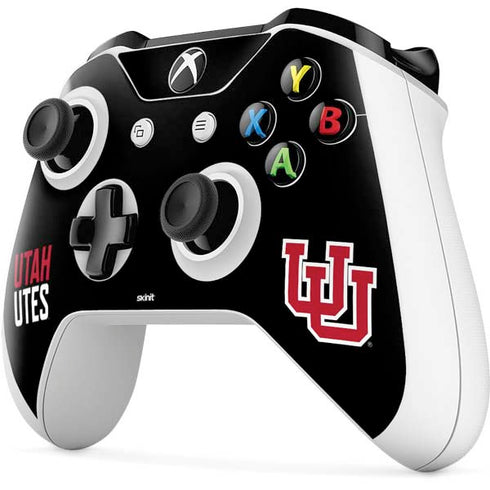 University of Utah Interlocking U Xbox One S All-Digital Edition Bundle Skin