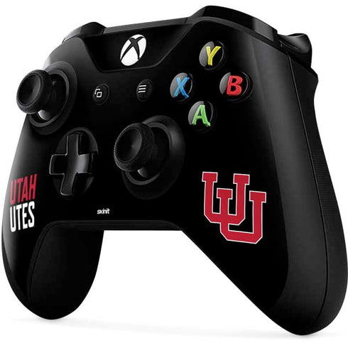 University of Utah Interlocking U Xbox One X Controller Skin