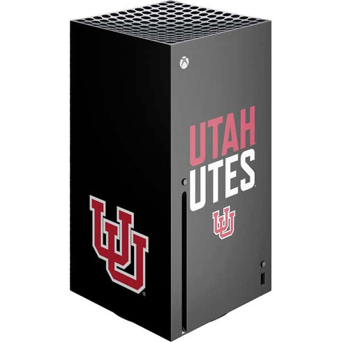 University of Utah Interlocking U Xbox Series X Console Skin