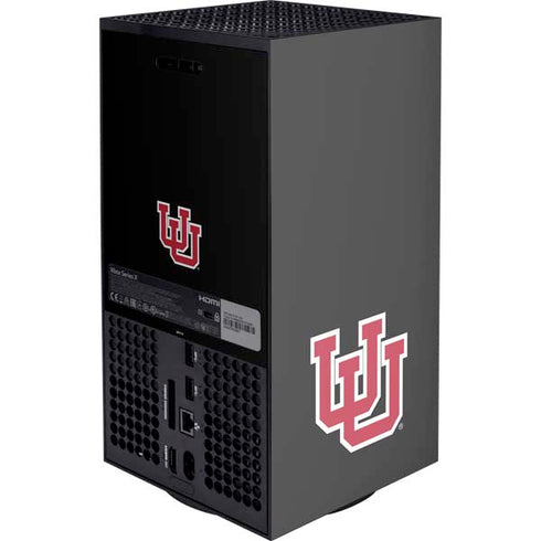 University of Utah Interlocking U Xbox Series X Console Skin