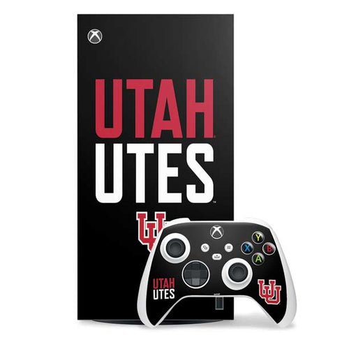 University of Utah Interlocking U Xbox Series X Skins