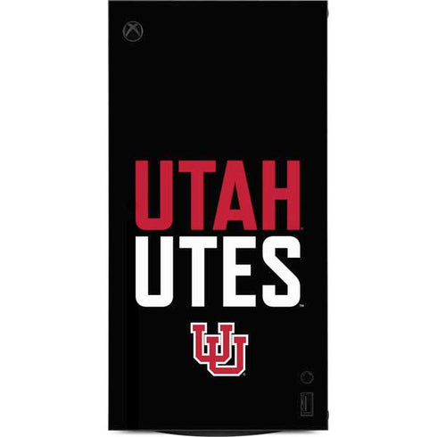 University of Utah Interlocking U XBox Series X Digital Edition Console Skin