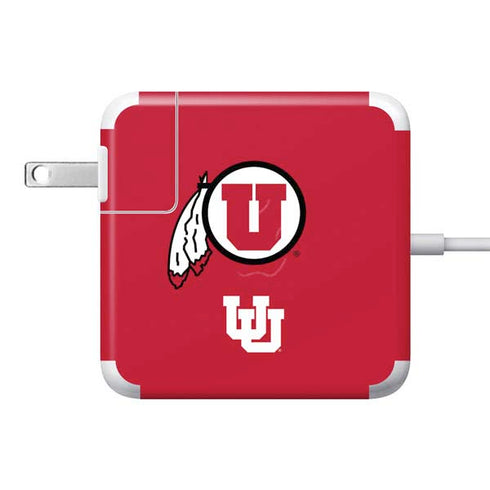 University of Utah Logo 85W Power Adapter (15 and 17 inch MacBook Pro Charger) Skin