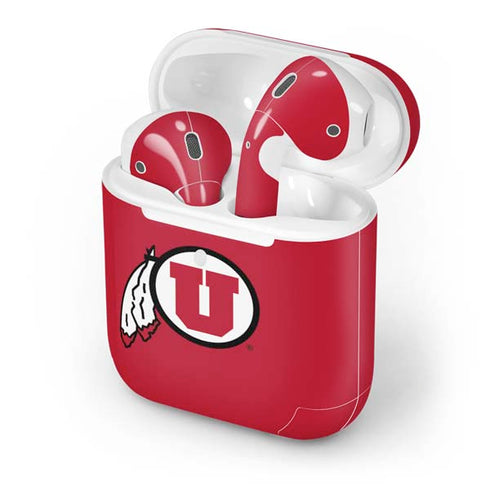 University of Utah Logo Apple AirPods 2 Skin