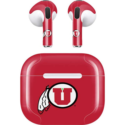 University of Utah Logo Apple AirPods (3rd Gen 2021) Skin