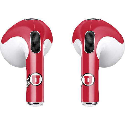 University of Utah Logo Apple AirPods (3rd Gen 2021) Skin