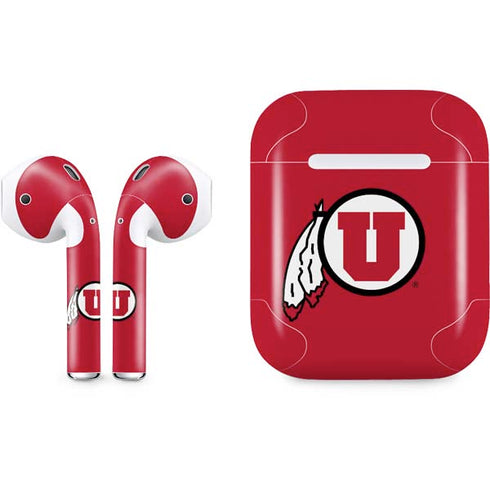University of Utah Logo Apple AirPods Skin