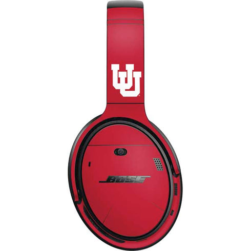 University of Utah Logo Bose QuietComfort 35 Headphones Skin