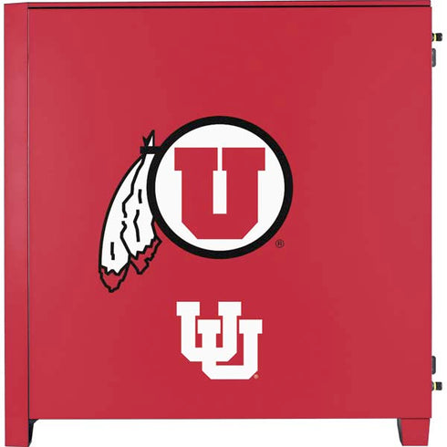 University of Utah Logo Corsair 4000D Tempered Glass Mid-Tower ATX Case Skin