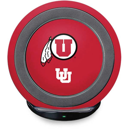 University of Utah Logo Fast Charge Wireless Charging Stand Skin