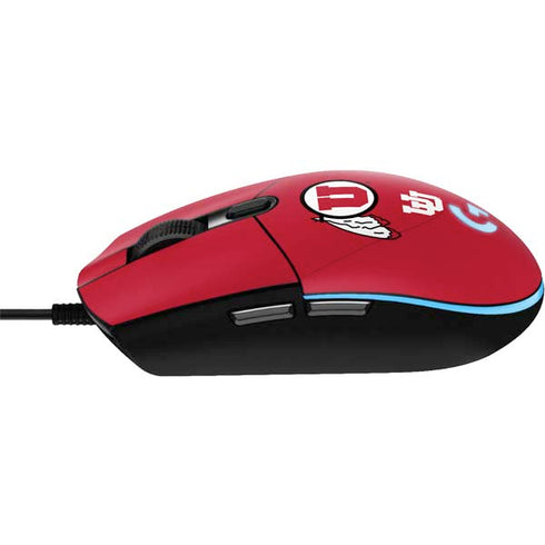 University of Utah Logo G203 Prodigy RGB Wired Gaming Mouse Skin