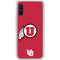 University of Utah Logo Galaxy A10e Clear Case