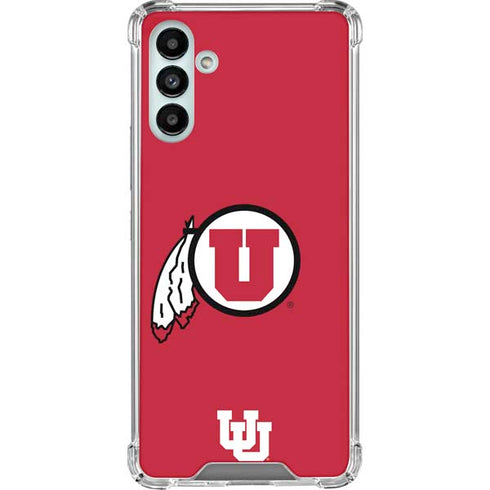 University of Utah Logo Galaxy A13 5G Clear Case