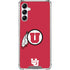 University of Utah Logo Galaxy A14 5G Clear Case