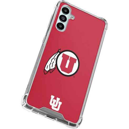 University of Utah Logo Galaxy A14 5G Clear Case
