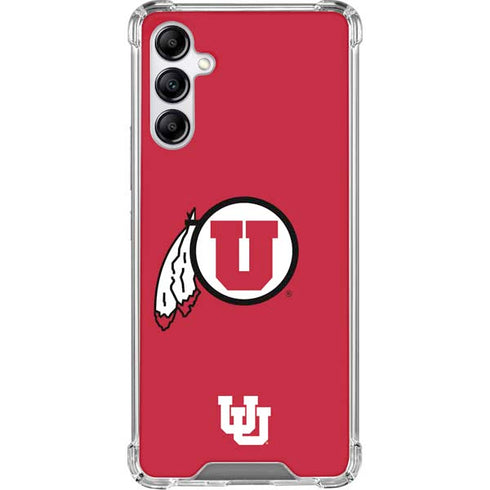 University of Utah Logo Galaxy A15 5G Clear Case