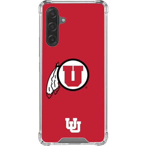University of Utah Logo Galaxy A17 Clear Case