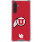 University of Utah Logo Galaxy A17 Clear Case
