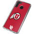 University of Utah Logo Galaxy A21 Clear Case