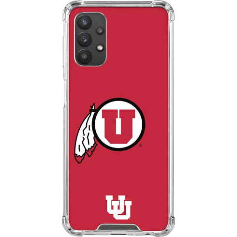 University of Utah Logo Galaxy A32 5G Clear Case