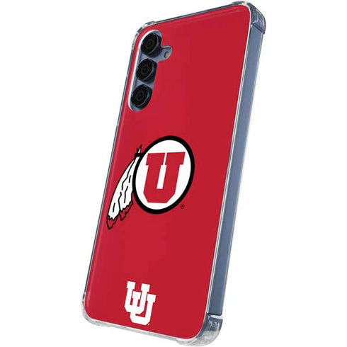 University of Utah Logo Galaxy A35 5G Clear Case