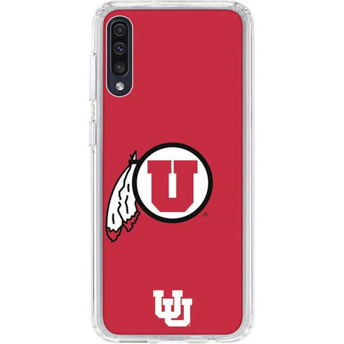 University of Utah Logo Galaxy A50 Clear Case