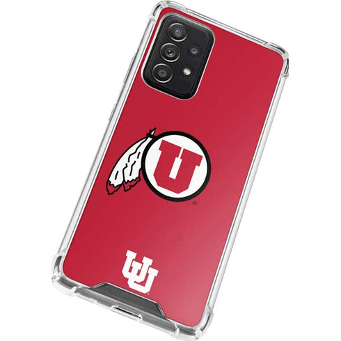University of Utah Logo Galaxy A52 5G Clear Case