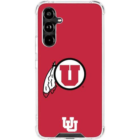 University of Utah Logo Galaxy A54 5G Clear Case