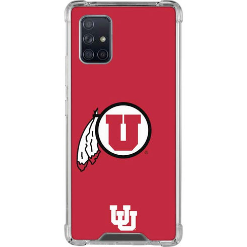 University of Utah Logo Galaxy A71 5G Clear Case