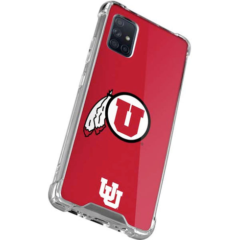 University of Utah Logo Galaxy A71 5G Clear Case