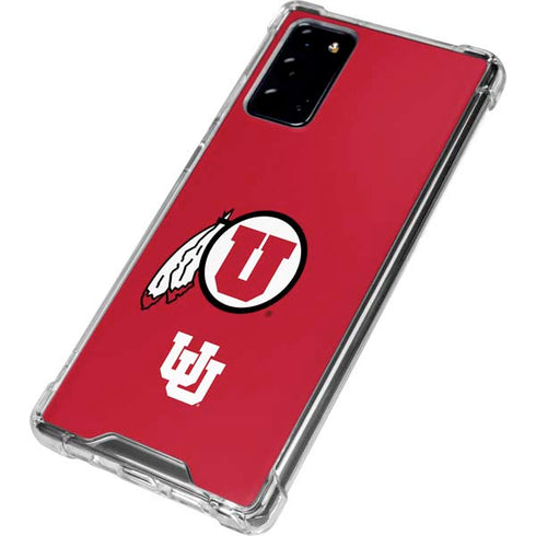 University of Utah Logo Galaxy Note20 5G Clear Case