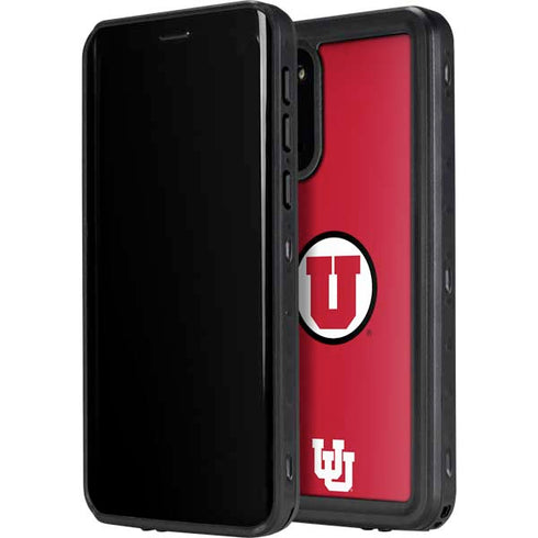 University of Utah Logo Galaxy S20 Plus Waterproof Case