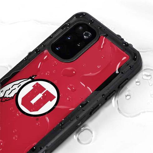 University of Utah Logo Galaxy S20 Plus Waterproof Case