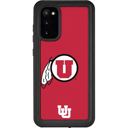 University of Utah Logo Galaxy S20 Waterproof Case