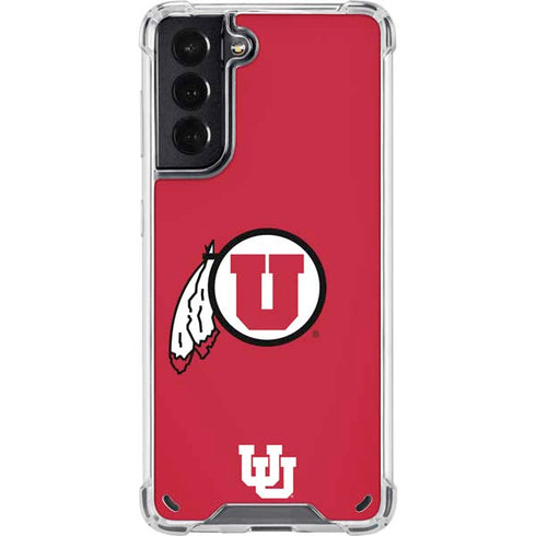 University of Utah Logo Galaxy S21 5G Clear Case