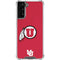 University of Utah Logo Galaxy S21 FE Clear Case