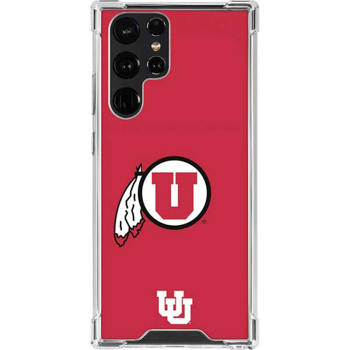 University of Utah Logo Galaxy S22 Ultra Clear Case