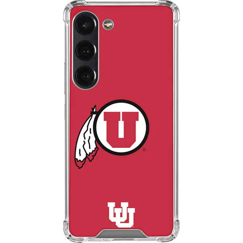 University of Utah Logo Galaxy S23 Clear Case