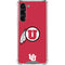 University of Utah Logo Galaxy S23 FE Clear Case