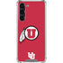 University of Utah Logo Galaxy S23 FE Clear Case
