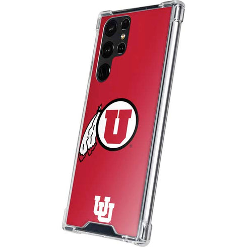 University of Utah Logo Galaxy S23 Ultra Clear Case