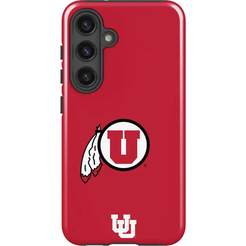 University of Utah Logo Galaxy S25 Impact Case